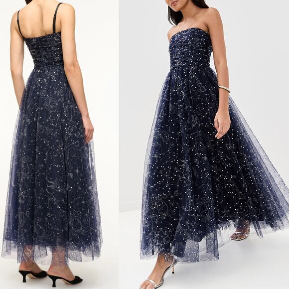 NWT NEW STAUD Bettina Zodiac Constellation Dress - Picture 3 of 8